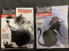 Banksy - Rare Pair of Magazines Sydney & New York For TIme Out