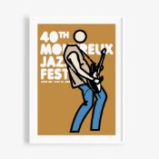 Julien Opie (Orange) For Montreux Jazz Festrival 2006.