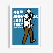 Julien Opie Montreux Jazz Festival (Blue) 2006