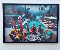 Retro Style 1970 s Party Print