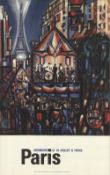 Very Rare First Edition Poster Marcel Gromaire 1964