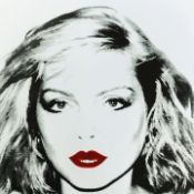 Andy Warhol (1928-87) ‘Debbie Harry’, White Colourway, Large, 36 x 36 inch, AH Stamp, 1977