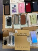Brand New 100 Units Job Lot of Apple Samsung iPad Applewatch Airpod Lightening Case Covers Chargi...