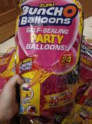 Job Lot of 10 Zuru Bunch O Balloons – Pink | Self-Sealing Party Balloons (24 Per Pack)