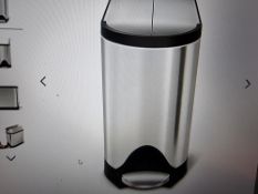 Brand New Boxed Simplehuman 10 Litre Butterfly Pedal Bin - No VAT on Hammer - Currently Sells @ £...