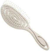 CS Beauty Eco Friendly Straw Hairbrush, Flexible Soft Pin Bristles, Detangling Wet/Dry Hair, Head...