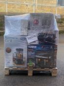 Pallet of Approximately 35 Unprocessed Raw Return Household Small Appliances £1362.57 RRP - 10257...