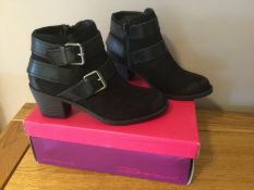 Dolcis ÒQuincyÓ Ankle Boots, Size 4, Black - New RRP £49.99