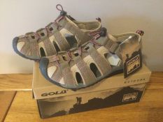 Gola Women's ÒShingle 3Ó Hiking Sandals, Taupe/Hot Pink, Size 3 - Brand New