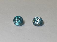 Zircon 1.50 & 1.35 Ct (Pair)