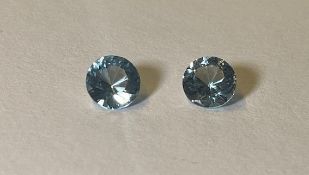 Aquamarines, 1.60 & 1.60Ct