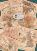 Job-Lot 157 Years-Old Antique AK Johnston Classical Geography Maps-1.