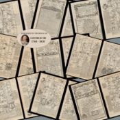 Collection 9 Emanuel Bowen's Britannia Depicta 17 290 Years Old Engraved Maps-2.