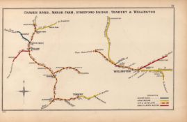 Craven Arms, Tenbury, Wellington Antique Railway Junction Map-19.