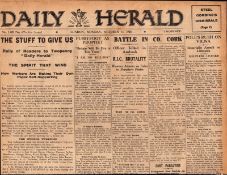 Irish War of Independence Reports IRA, Black & Tans Battles In Cork 1920-B.
