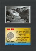 James Bond Dr No First Bond Film Released Mount & Shilling Display Set.