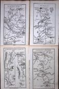 Job-Lot 245-Year-Old Taylor & Skinner 1777 Rare Detailed Ireland Road Maps-25.