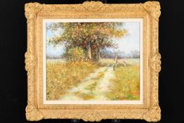 Framed Original Painting By K. Beiber