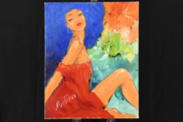 Original Painting On Canvas By Martina