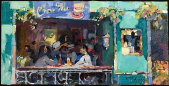 Original Oil On Canvas By Luk Kwok Yuen