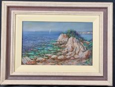 Italian Oil On Canvas By Gennaro Maugeri