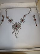 Vintage Style Crystal Jewellery Set