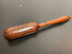 Mahogany Wooden Fishing Priest