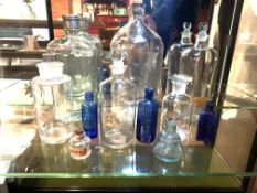A Rare and Evocative Collection of Twelve Victorian Chemist Bottles From Cope & Taylors Pharmacy