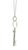 18ct Yellow Gold Ladies Dress Diamond Pendant 0.14 Carats