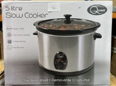 Quest 5L Sow Cooker. Est £50 - Grade U