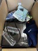 Assorted Box of Homewares, Electrical and Clothing. Est £50 - Grade U