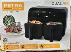 Petra Dual Air Fryer. Est £60 - Grade U