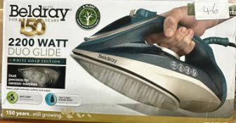 Beldray Duo Glide Iron. Est £40 - Grade U