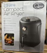 Quest 2.3L Compact Air Fryer. Est £40 - Grade U