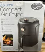 Quest 2.3L Compact Air Fryer. Est £40 - Grade U