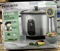 Progress 1.8L Rice Cooker. Est £30 - Grade U