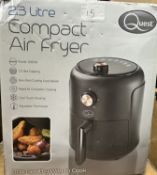Quest 2.3L Compact Air Fryer. Est £40 - Grade U