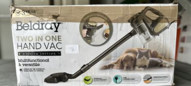Beldray Two In One Hand Vac. Est £60 - Grade U
