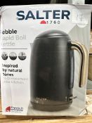 Salter Pebble Rapid Boil Kettle. Est £40 - Grade U