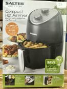 Salter Compact Hot Air Fryer. Est £40 - Grade U