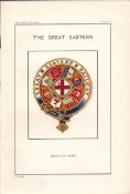 The Great Eastern Railway Crest & Coat of Arms Antique 115 Years-Old Book Plate