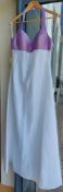 Prom Or Pageant Dress, Lilac and White Size Medium