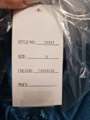 Wedding Or Bridesmaid Dress Size 18 In Blue With Jacket