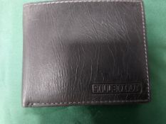 Black Designer Leather Wallet