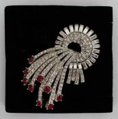 Sterling Mint Commemorative Brooch To Celebrate Her Majesty The Queen Mother
