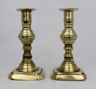 Pair of Antique Brass Candlesticks