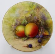 Royal Worcester Hand Painted Small Plate By W.H.Austin c.1923