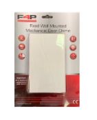 20 x Wall Mounted Mechanical Door Chime 80 DB Hardwire Bell RRP £18.99 ea