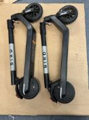 2x Part Complete Brid Electric Scooters