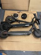 2x Incomplete Electric Scooters Plus Motors